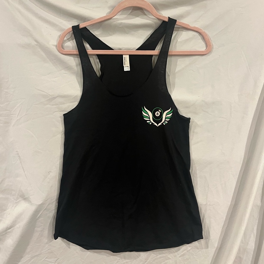 American Apparel Black Tank Top with Winged Logo